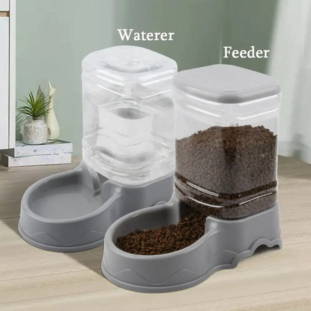 3.8L automatic Pet feeder/dispenser  and Water Fountain