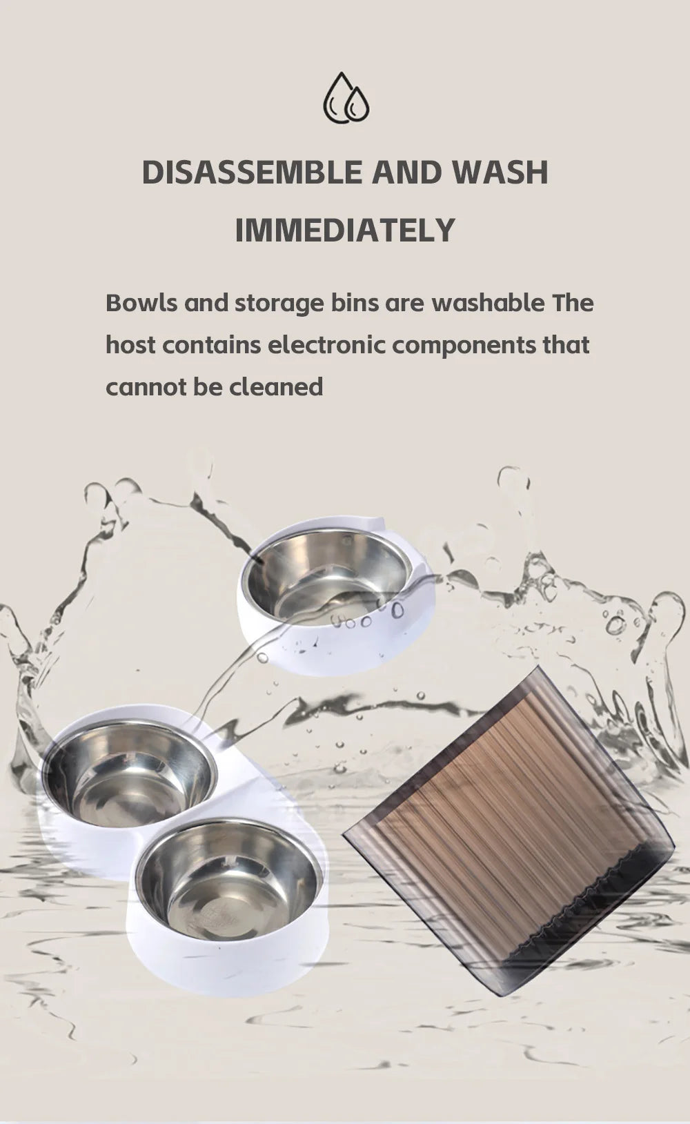 5L Double Bowl Smart Automatic Cat Feeder With Camera