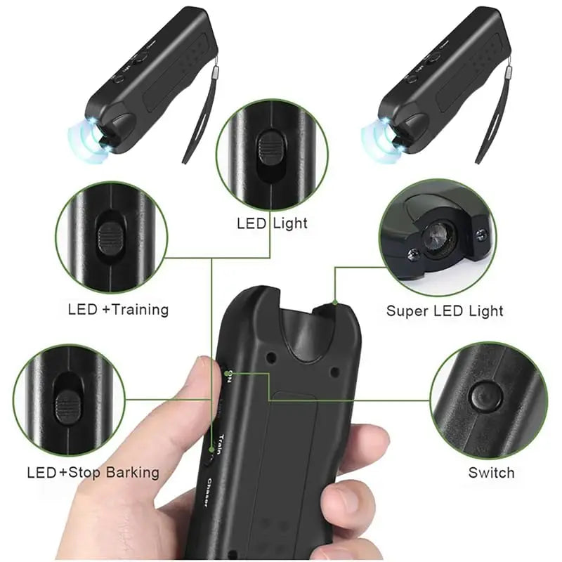 Ultrasonic Anti-barking 3in1 Dog Trainer