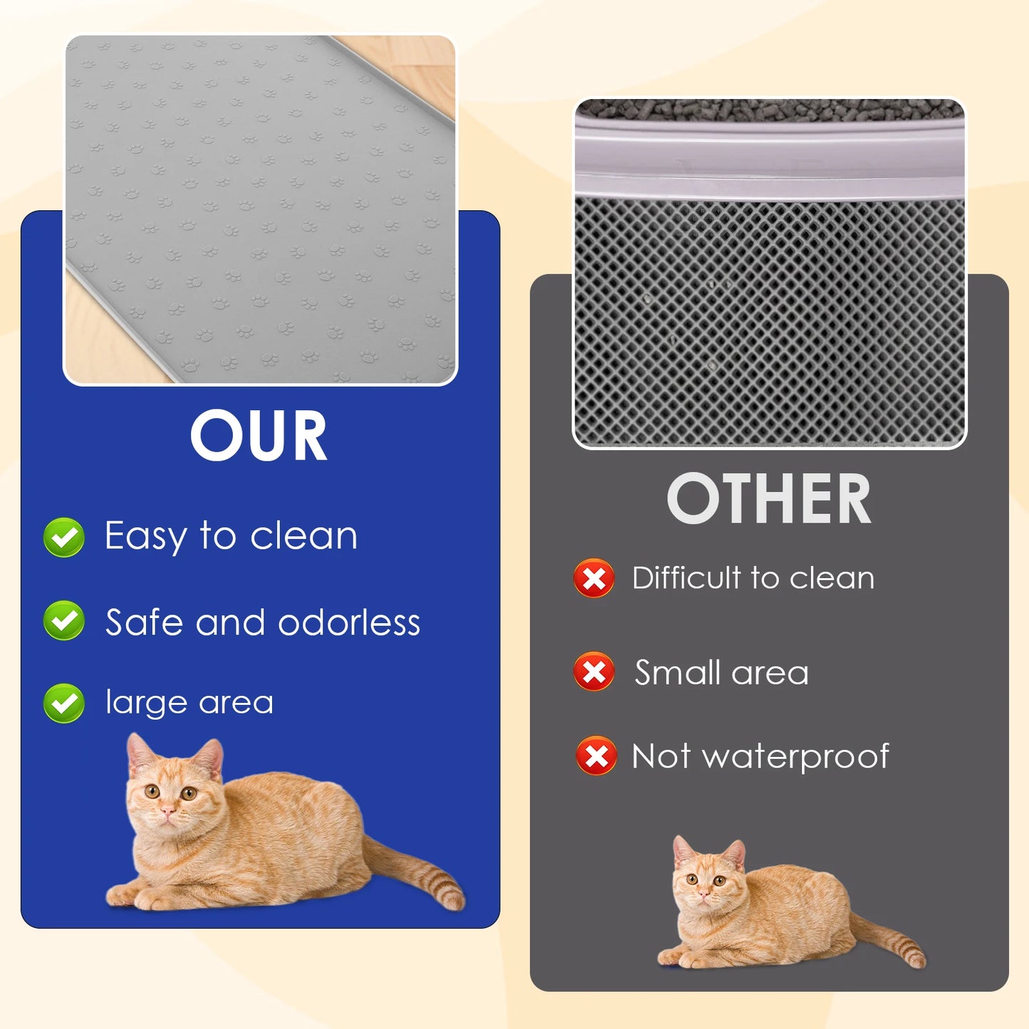 Silicone Cat Litter Mat