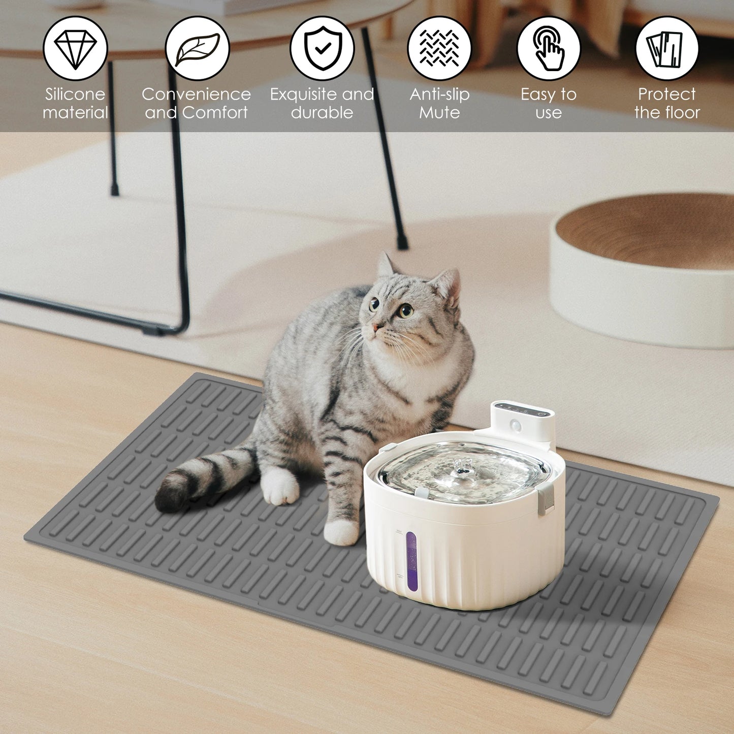 Silicone Cat Litter Mat