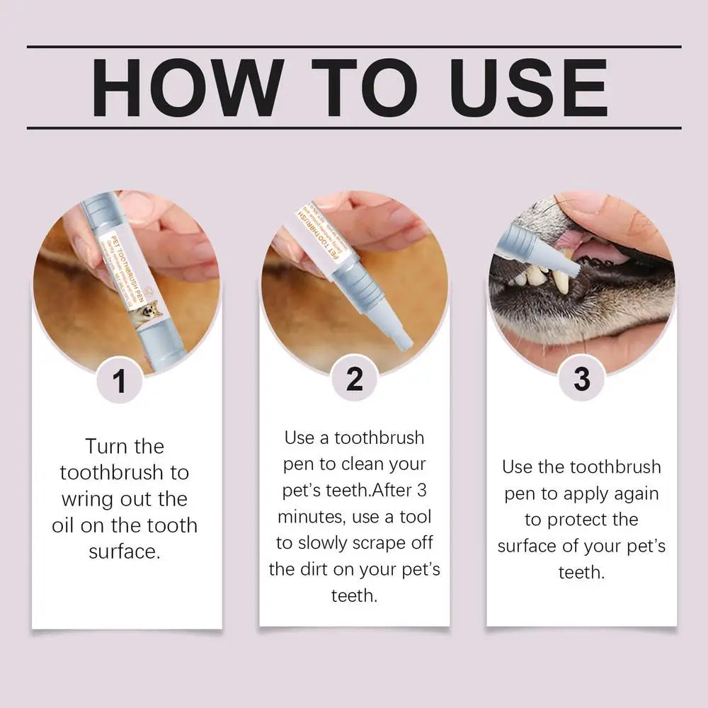 Pet Teeth Cleaning  Dental Pen