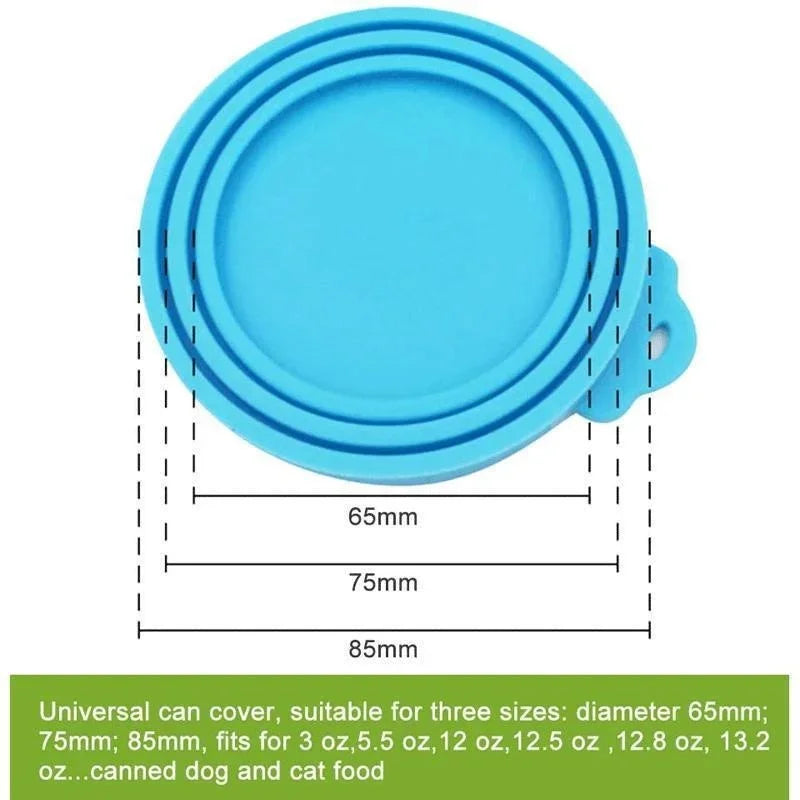 Reusable Pet Food Can Silicone Cover