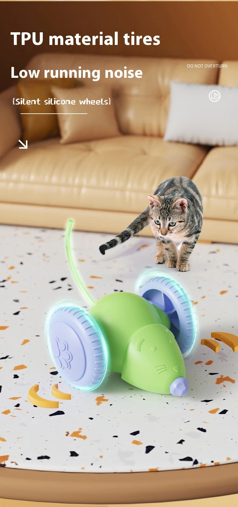 Rechargeable Interactive Cat Toy