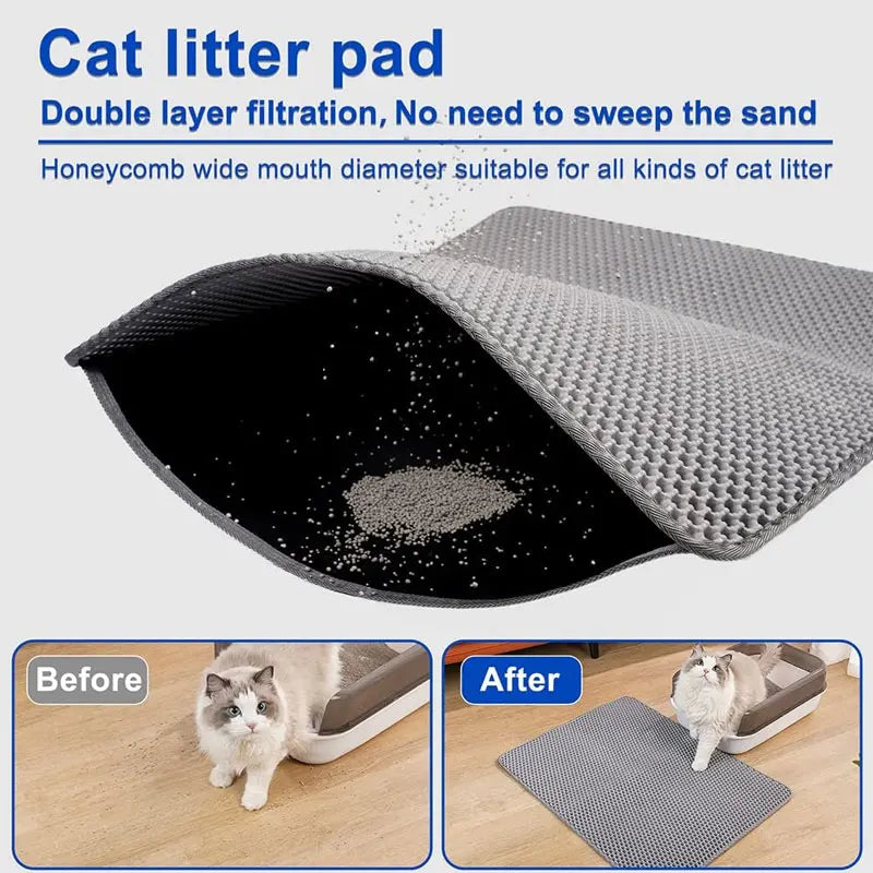 Waterproof Double Layer Cat Litter Box