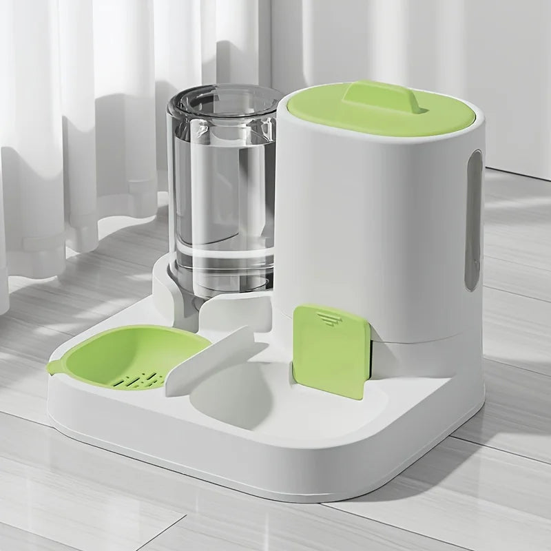 Two-In-One Automatic Cat water and feed Machine