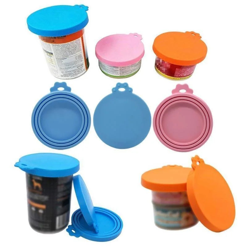 Reusable Pet Food Can Silicone Cover