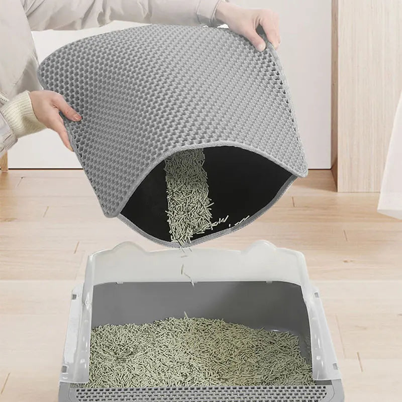 Waterproof Double Layer Cat Litter Box