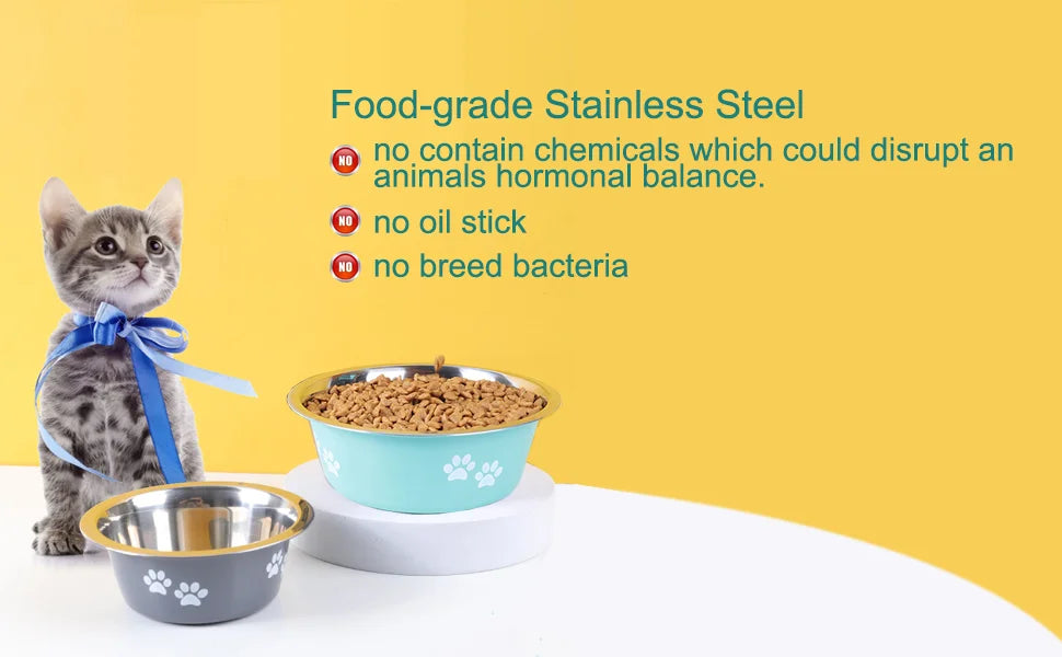 Stainless Steel Feeding Bowls for Dogs
