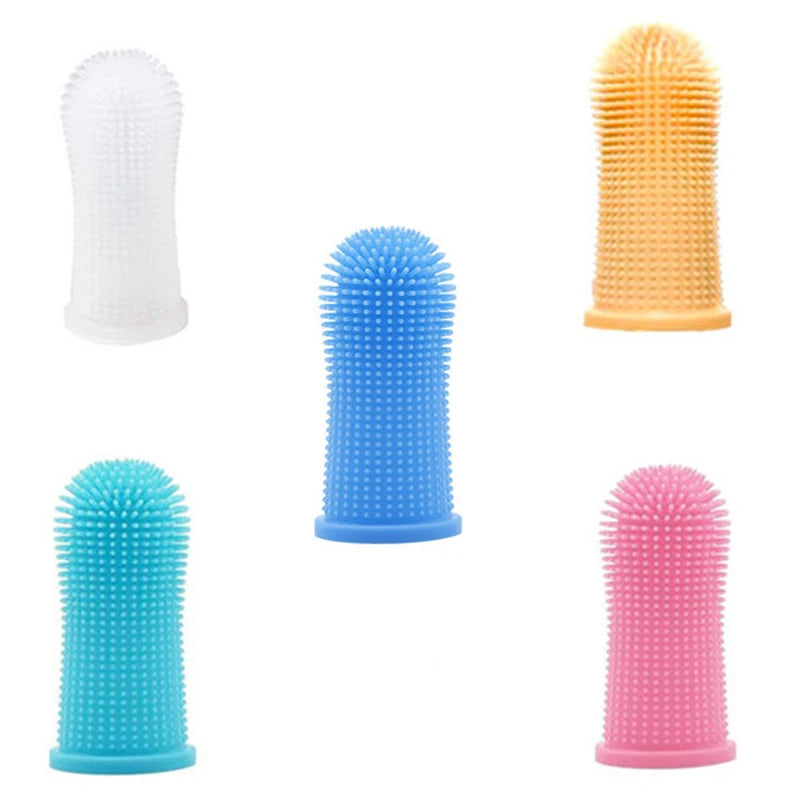 Dog finger toothbrush