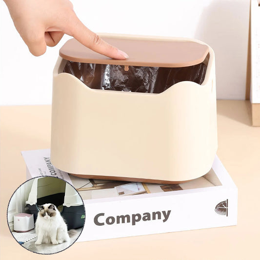 Cat Litter Bin with Push-On Lid