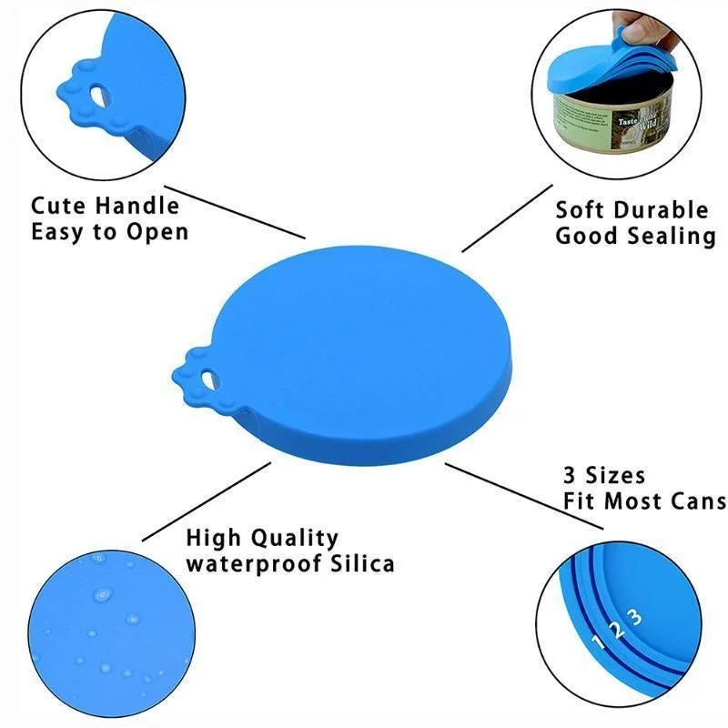 Reusable Pet Food Can Silicone Cover
