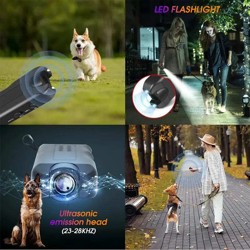 Ultrasonic Anti-barking 3in1 Dog Trainer