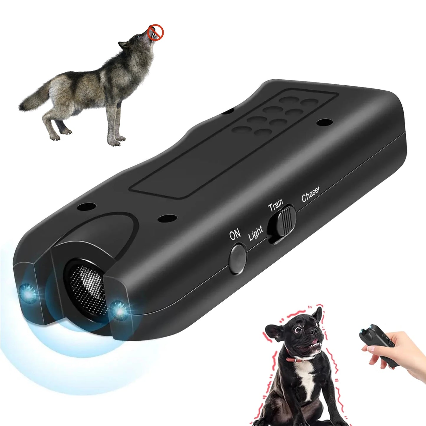 Ultrasonic Anti-barking 3in1 Dog Trainer