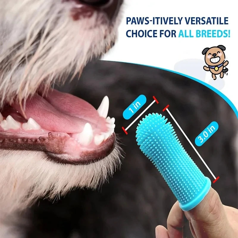 Dog finger toothbrush