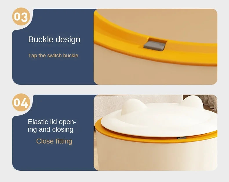 Fully Enclosed Cat Litter Basin