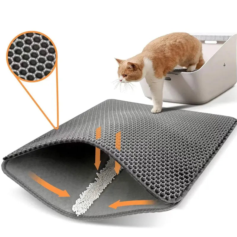 Waterproof Double Layer Cat Litter Box