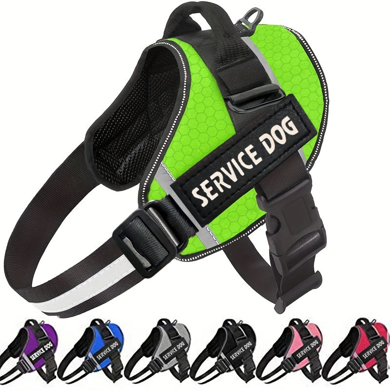 Reflective Dog Vest Harness with Comfortable Mesh Design