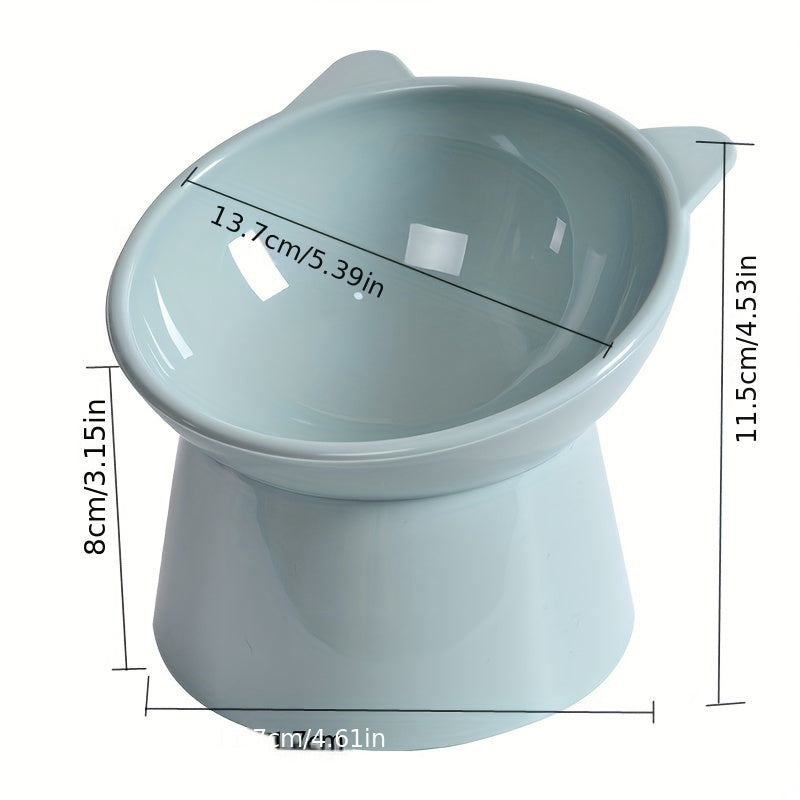 Premium Elevated Tilted Cat Bowl