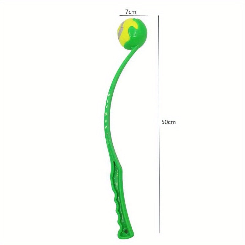 Interactive Dog Fetch Toy: Ball Thrower For Pet Training & Fun!