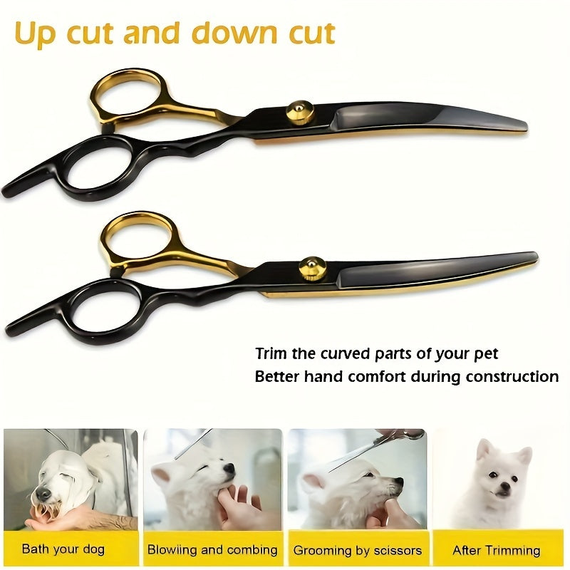 7pcs Professional Pet Grooming Scissors Set
