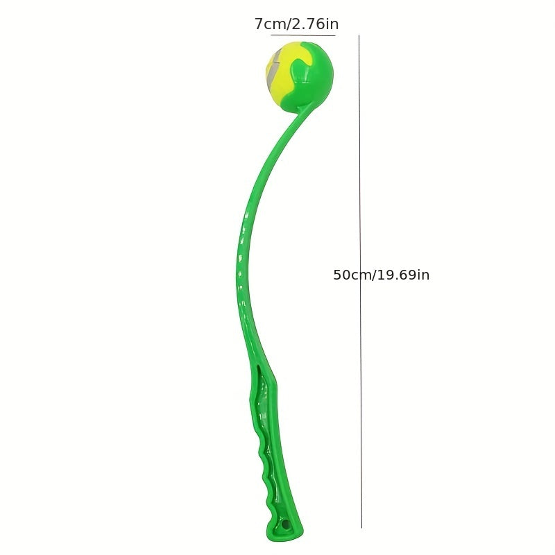 Interactive Dog Fetch Toy: Ball Thrower For Pet Training & Fun!